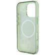 Guess Husa Flower & Tonal Circle MagSafe iPhone 16 Pro Verde
