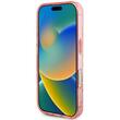 Guess Husa Flower & Tonal Circle MagSafe iPhone 16 Roz