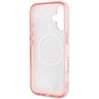 Guess Husa Flower & Tonal Circle MagSafe iPhone 16 Roz
