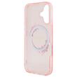 Guess Husa Flowers Ring MagSafe iPhone 16 Roz