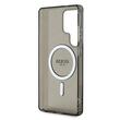 Guess Husa Glitter Circle Classic Logo MagSafe Samsung Galaxy S25 Ultra Negru