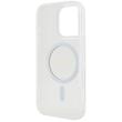 Guess Husa Glitter Ring MagSafe iPhone 16 Pro Transparent