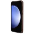 Guess Husa PU 4G Metal Logo Samsung Galaxy S23 FE Maro