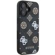 Guess Husa PU 4G Peony MagSafe iPhone 16 Negru
