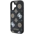 Guess Husa PU 4G Peony MagSafe iPhone 16 Negru