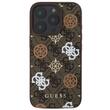 Guess Husa PU 4G Peony MagSafe iPhone 16 Pro Max Maro