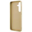 Guess Husa TPU Glitter Flakes Metal Logo Samsung Galaxy S24 Auriu