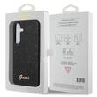 Guess Husa TPU Glitter Flakes Metal Logo Samsung Galaxy S24 Plus Negru