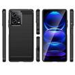 Lemontti Husa Carbon Case Flexible Xiaomi Redmi Note 12 Pro / Poco X5 Pro 5G Negru