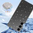 Lemontti Husa Crystal Glitter Samsung Galaxy A14 / A14 5G Argintiu