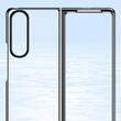 Lemontti Husa Plating Samsung Galaxy Z Fold4 Negru