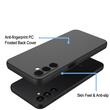 Lemontti Husa Silicon Soft Slim Samsung Galaxy A14 5G, material mat si fin, captusit cu microfibra, Negru