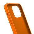 Lemontti Husa Silicon cu Snur iPhone 13 Pro Portocaliu (protectie 360°, material fin, captusit cu microfibra)