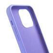 Lemontti Husa Silicon cu Snur iPhone 13 Pro Mov (protectie 360°, material fin, captusit cu microfibra)