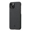 Pitaka Husa MagEZ 3 Aramida 1500D iPhone 14, MagSafe, Negru / Gri