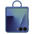 Samsung Husa Originala Silicone Cover cu inel Samsung Galaxy Z Flip7 Albastru