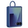 Samsung Husa Originala Silicone Cover cu inel Samsung Galaxy Z Flip7 Albastru