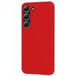 Lemontti Husa Silicon Soft Slim Samsung Galaxy S23, material mat si fin, captusit cu microfibra, Rosu