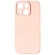 Lemontti Husa Silicon iPhone 15 Plus MagSafe Roz