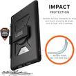 UAG Husa Metropolis Handstrap iPad 10.2 inch(7th, 8th Gen, 9th Gen) Black
