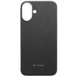 Pitaka Husa Ultra-Slim Aramida Magsafe iPhone 16 Black / Grey
