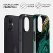 Husa iPhone 12 / 12 Pro Burga Dual Layer Emerald Pool