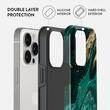 Husa iPhone 13 Pro Burga Dual Layer Emerald Pool