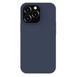 Husa iPhone 14 Pro Max Lemontti Liquid Silicon MagCharge Dark Blue