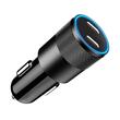 Lemontti Incarcator Auto Super Fast Charge 60W 2 porturi PD Type-C x 30W Negru