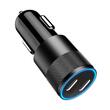 Lemontti Incarcator Auto Super Fast Charge 60W 2 porturi PD Type-C x 30W Negru