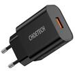 Choetech Incarcator Retea Mains Quick Charge USB-A,18W EU, 3.0A, Negru