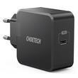 Choetech Incarcator Retea Mains Quick Charge USB-C, 30W EU, 3.0A, Negru