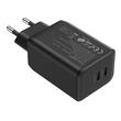 Mako Incarcator Retea Quick Charge 45W GaN2, 2x Type-C, EU, Black