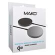 Mako Incarcator Wireless Qi2 15W, cablu Type-C 1,2m Space Gray