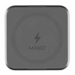 Mako Incarcator Wireless pliabil 3in 1 Mangetic, 15W Qi, suport de incarcare pentru iPhone, Apple Watch și Airpods, Space Gray