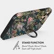 Burga Inel pentru telefon Gunmetal Bloomy Garden