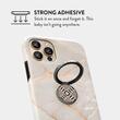 Burga Inel pentru telefon Gunmetal Monogram