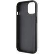 Karl Lagerfeld Husa Fixed Glitter Metal Ikonik iPhone 15 Plus Negru