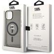 Karl Lagerfeld Husa Ikonik MagSafe iPhone 15 Negru