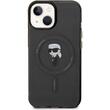 Karl Lagerfeld Husa Ikonik MagSafe iPhone 15 Negru
