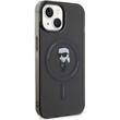 Karl Lagerfeld Husa Ikonik MagSafe iPhone 15 Negru