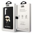 Karl Lagerfeld Husa Liquid Silicone Ikonik Samsung Galaxy S23 Negru