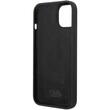 Karl Lagerfeld Husa Liquid Silicone Ikonik iPhone 15 Negru