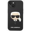 Karl Lagerfeld Husa MagSafe Liquid Silicone Karl Head iPhone 14 Plus Negru