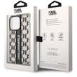 Karl Lagerfeld Husa Monogram Vertical Stripe iPhone 14 Pro Max Negru