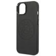 Karl Lagerfeld Husa PU Leather Perforated Logo iPhone 14 Negru