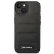 Karl Lagerfeld Husa Quilted Puffy Metal Logo iPhone 14 Plus Negru
