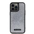 Karl Lagerfeld Husa Rhinestone Plate Metal Logo iPhone 15 Pro Max Argintiu
