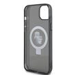 Karl Lagerfeld Husa Ringstand Karl & Choupette MagSafe iPhone 15 Negru