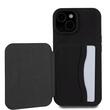 Karl Lagerfeld Husa Saffiano Card Slot Stand Karl&Choupette iPhone 15 Negru